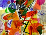 spanish-painting-contemporary-modern.-jose-manuel-merello.-don-quijote-en-su-fantasia.-mix-media